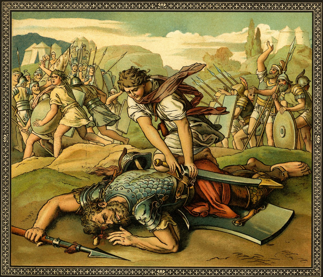 David och Goliat - - Bibeln av Unknown
