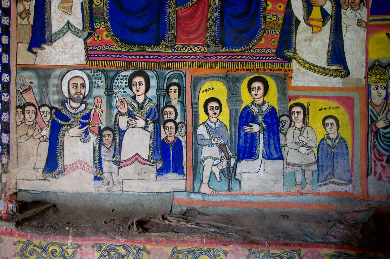 Debir Sina Mary Church, Gorgora, Tanasjön, Etiopien, Afrika av Unknown