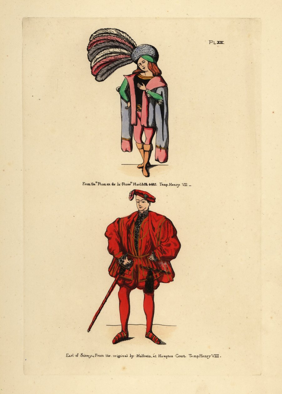 Foppiskt herrmode från 1500-talet av Unknown