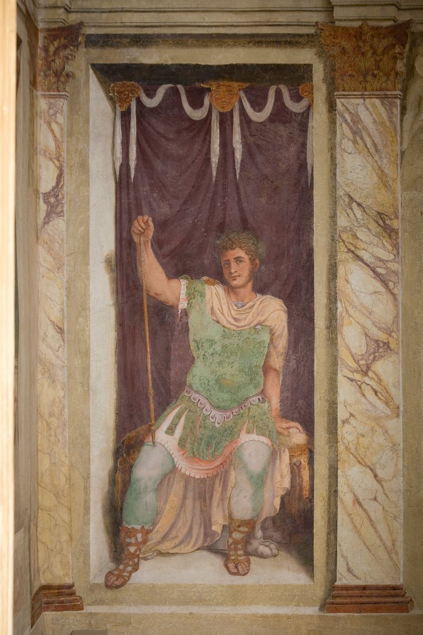 Fresco, Villa dei Vescovi, Luvigliano, Veneto, Italien av Unknown