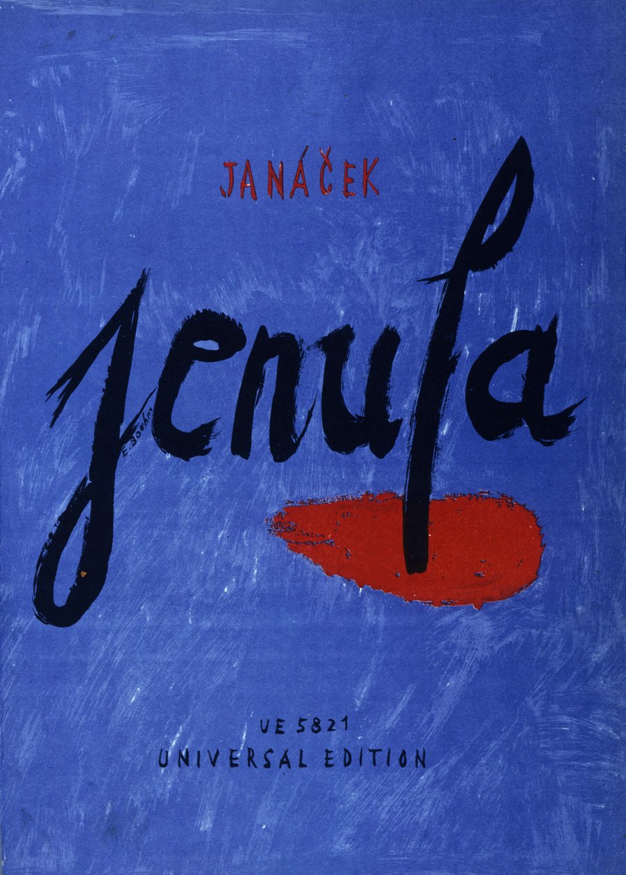 Framsidan av Jenufa av Leos Janacek av Unknown