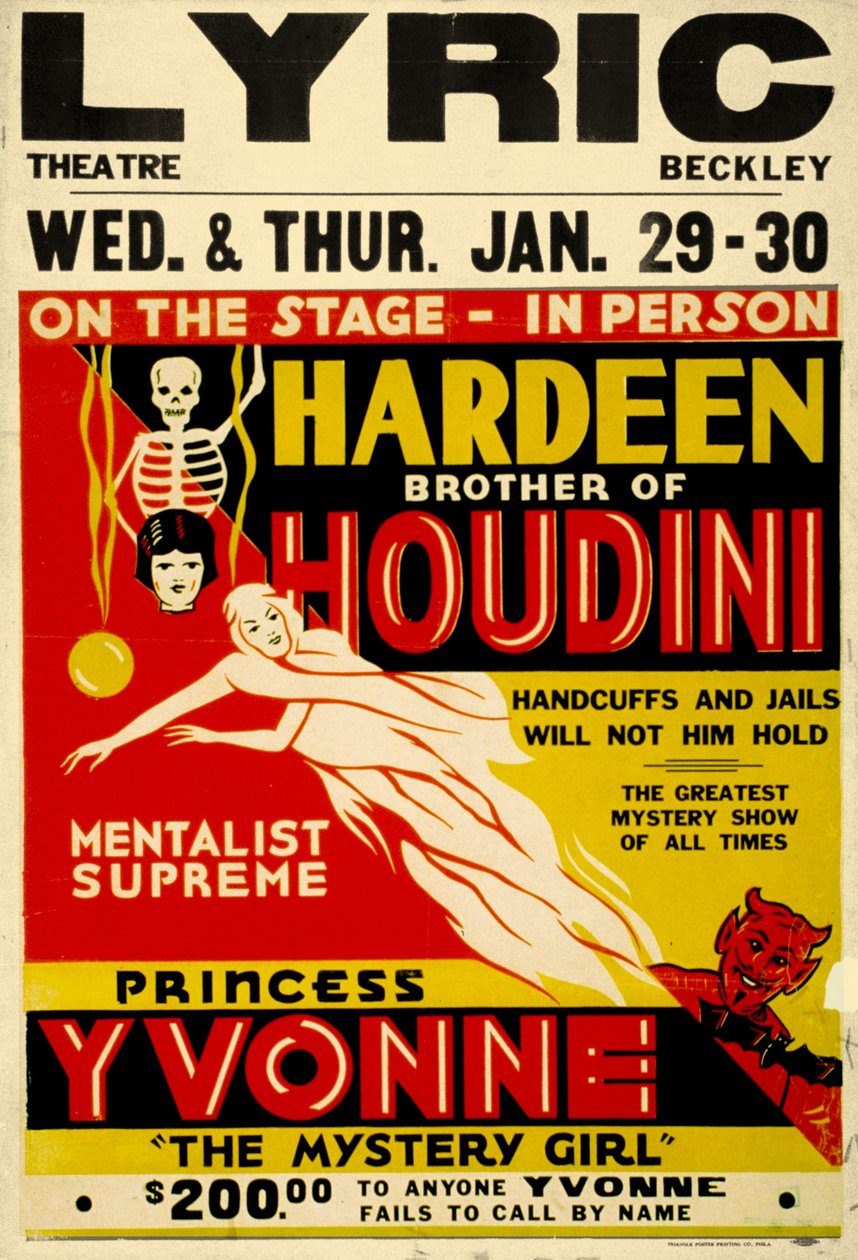 Hardeen bror till Houdini ca 1931 av Unknown