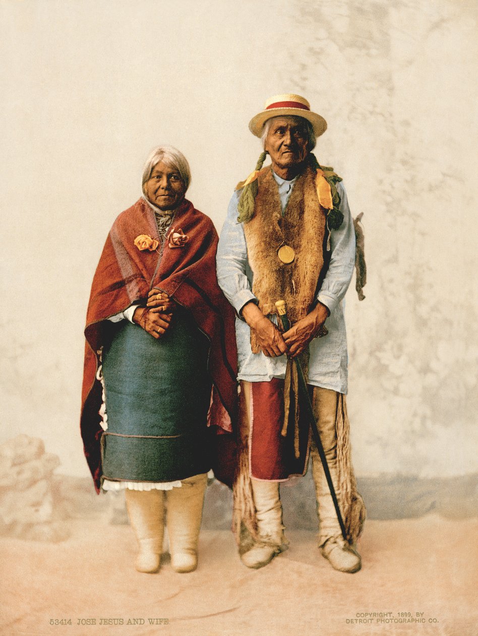 Jose Jesus och fru av Unknown
