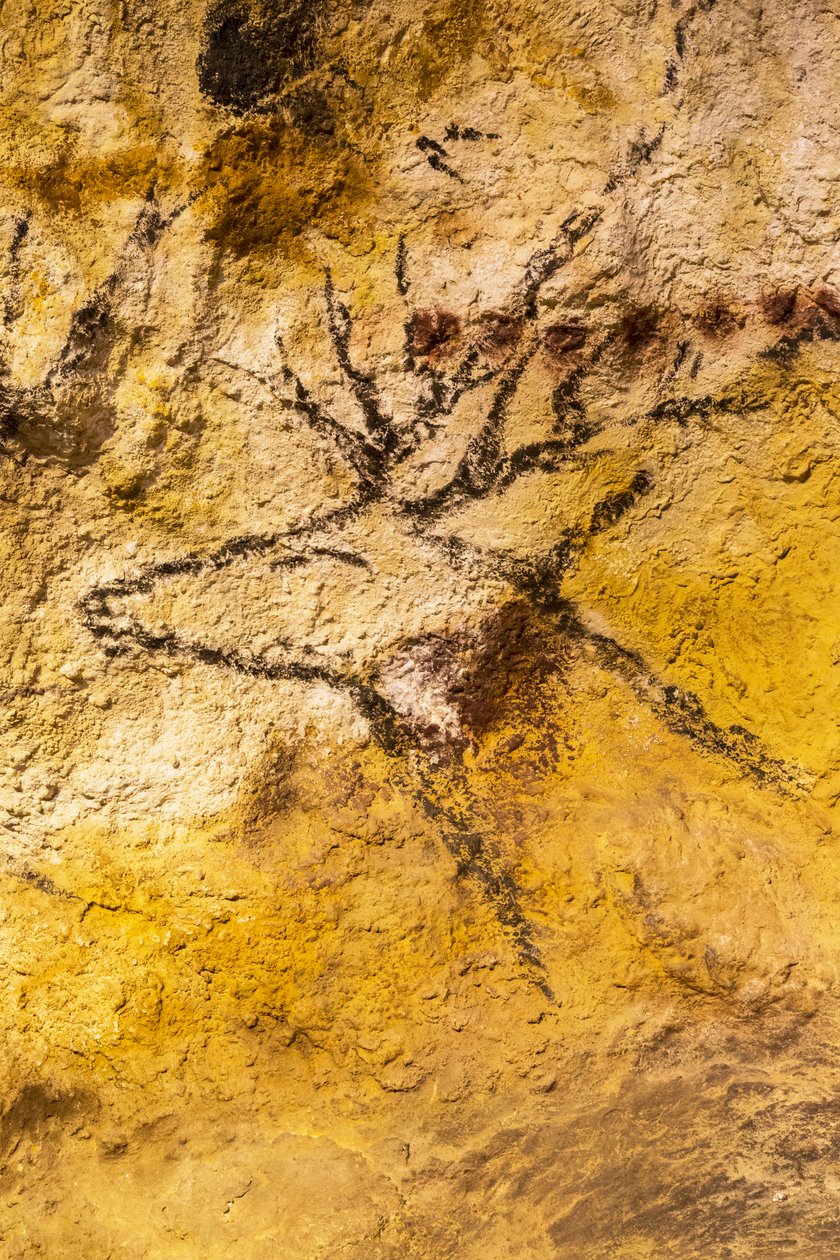 Lascaux grottmålning, Bordeaux, Frankrike av Unknown