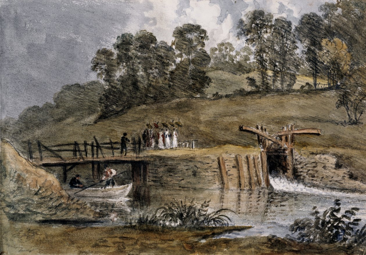 Lås vid Iffley. William Crotch. av Unknown