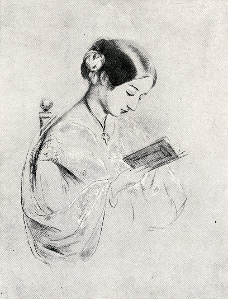 Miss Florence Nightingale (1820-1910) 1854 av Unknown