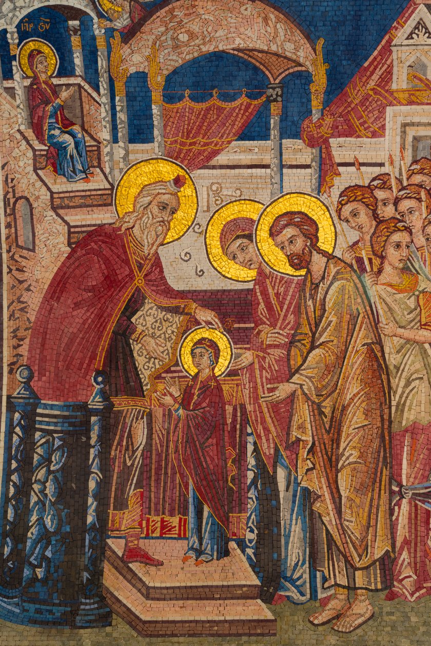 Mosaik i Manastir Ostrog, Montenegro av Unknown