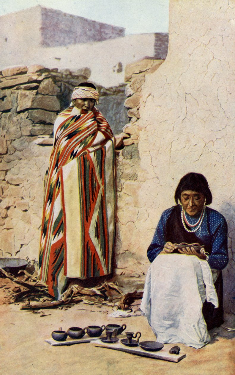 Nordamerika. Pueblo-stammens keramikkonst. Amerika del Nord. 1920 av Unknown