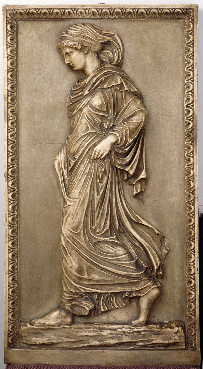 Gipsavgjutning av `Gradiva, från Sigmund Freuds samling av Unknown