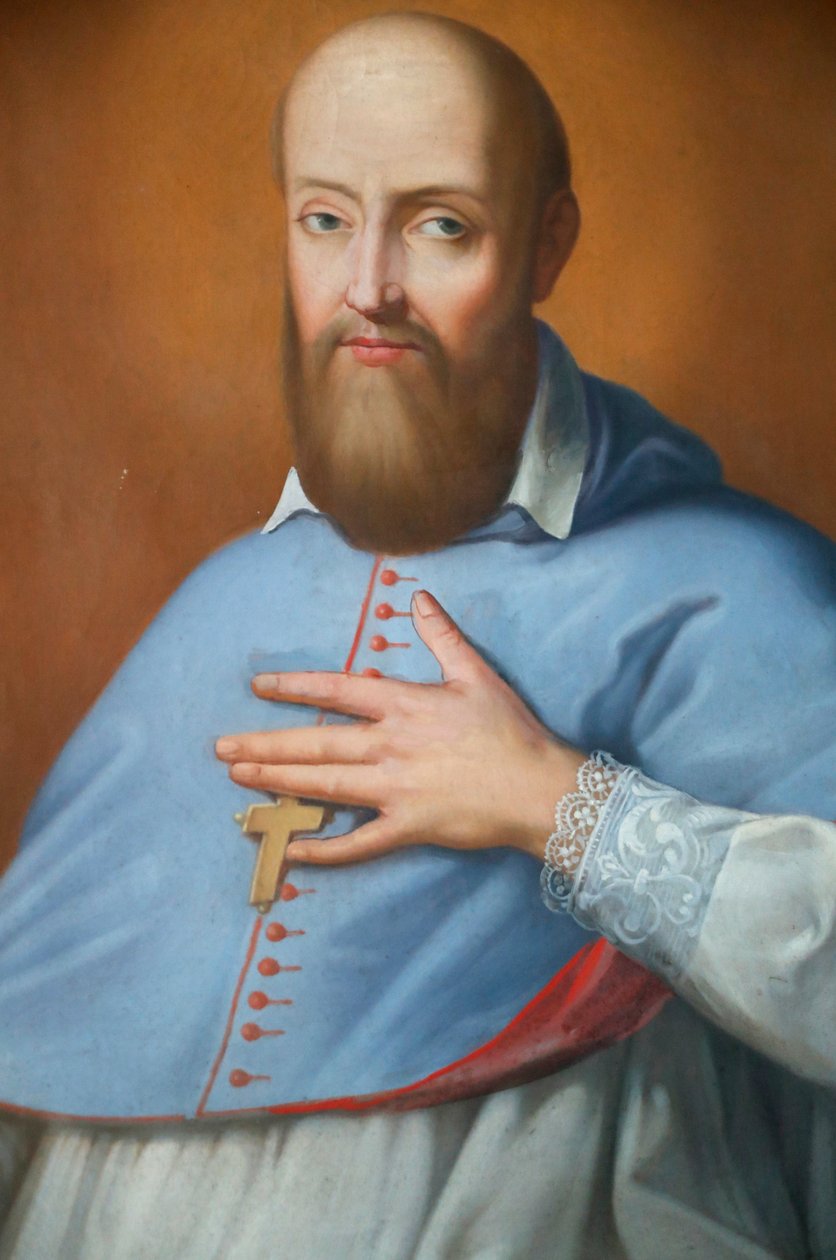 St Francis de Sales, Målning, Visitationsklostret, Marclaz, Frankrike av Unknown