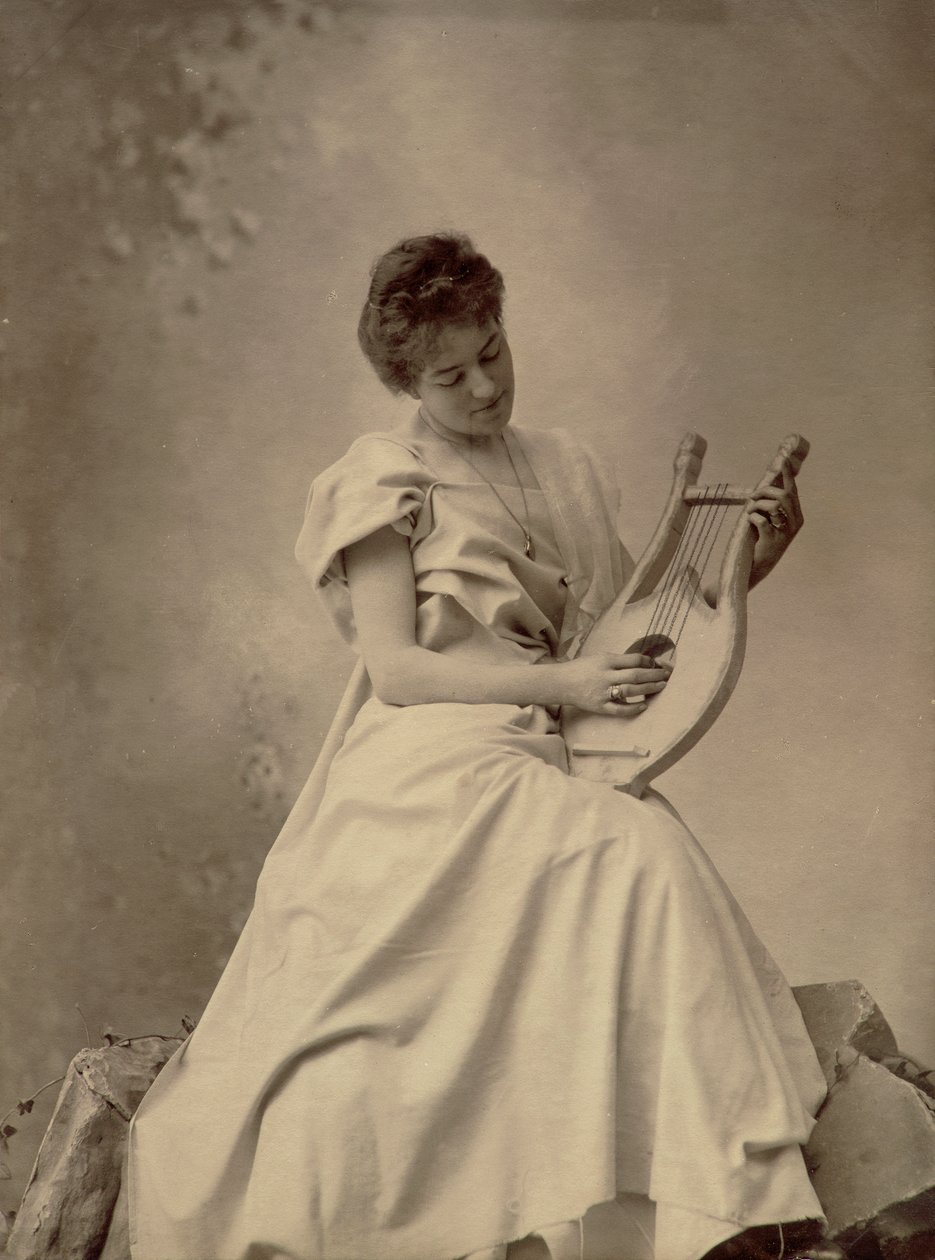 Teaterskådespelerska - Lady of Via Serragli (vilken vacker varelse!) av Unknown