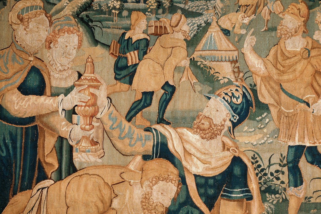 Toul (avdelning 54), kommunalt museum, Tapestry du Nord (1500-talet) detalj av Unknown