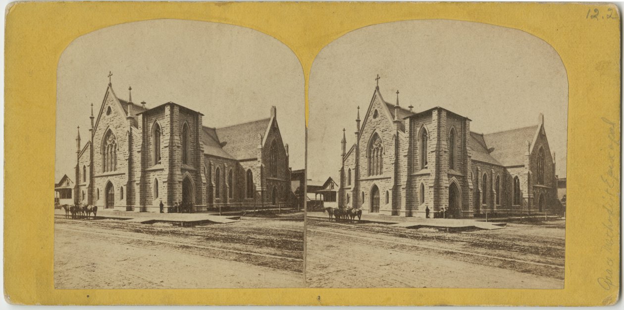 Grace Methodist Episcopal Church, Chicago, ca 1870 av American Photographer