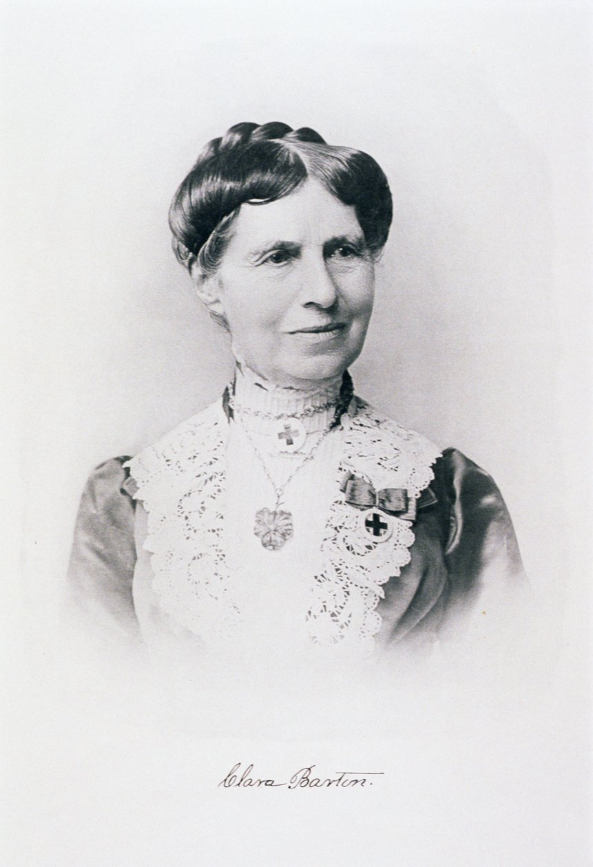 Porträtt av Clara Barton (1821-1912) av American Photographer