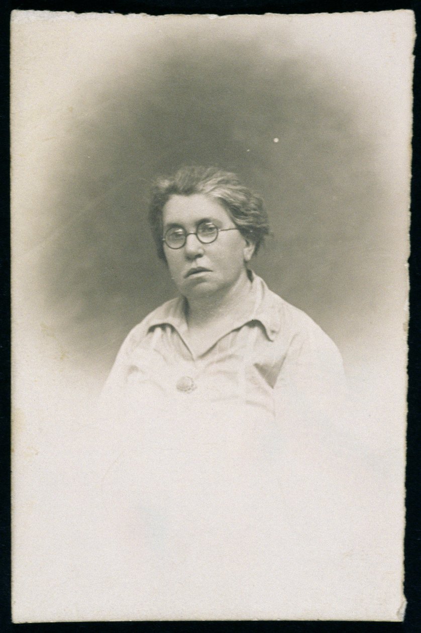 Portrait of Emma Goldman (1869-1940), 1926  av American Photographer