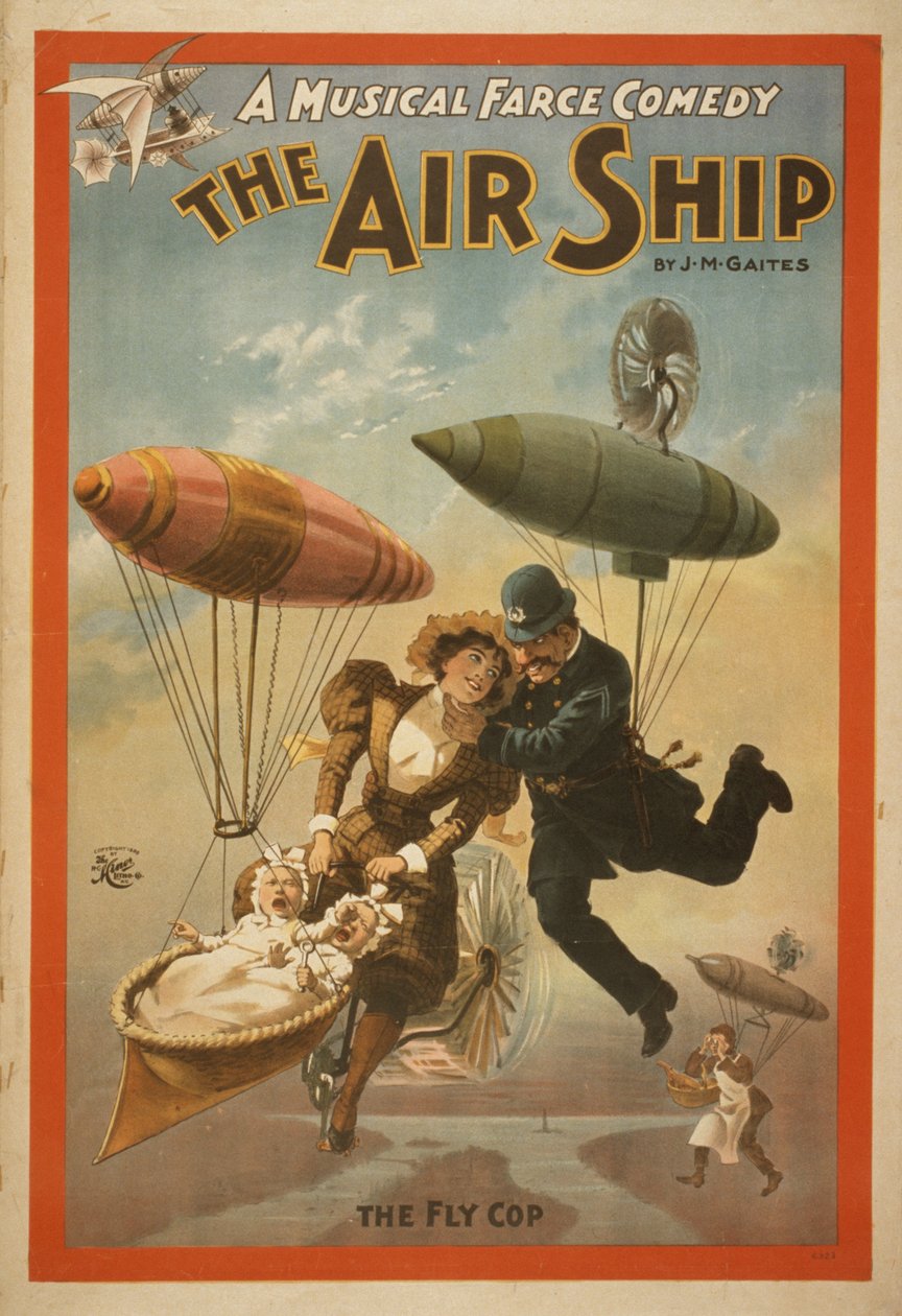 En musikalisk farskomedi, The air ship av J.M. Gaites, 1899 av American School