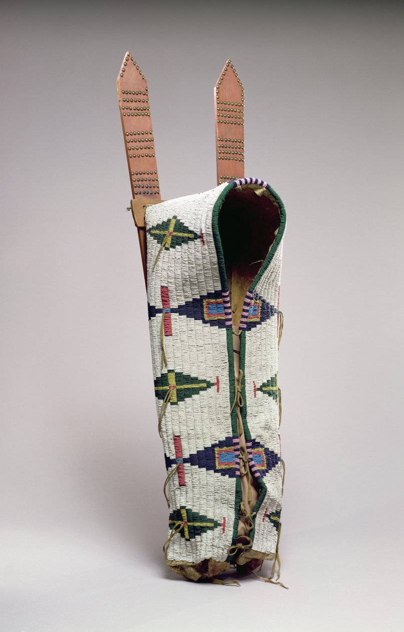 Baby carrier, Cheyenne, c.1885  av American School