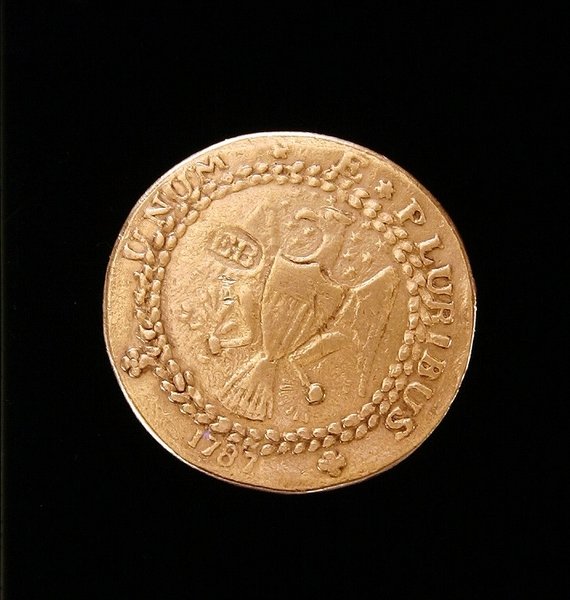 Brasher Doubloon, New York, 1787 (guld) (se även 343636) av American School