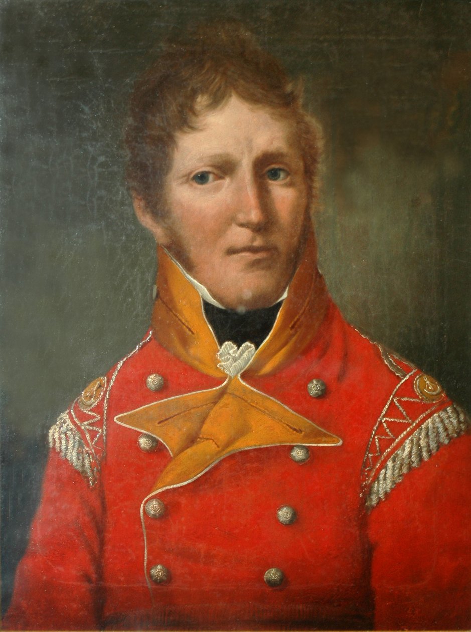 Kapten Alexander Shaw, lätta infanterikompaniet vid 35th Regiment of Foot, ca 1803 av American School