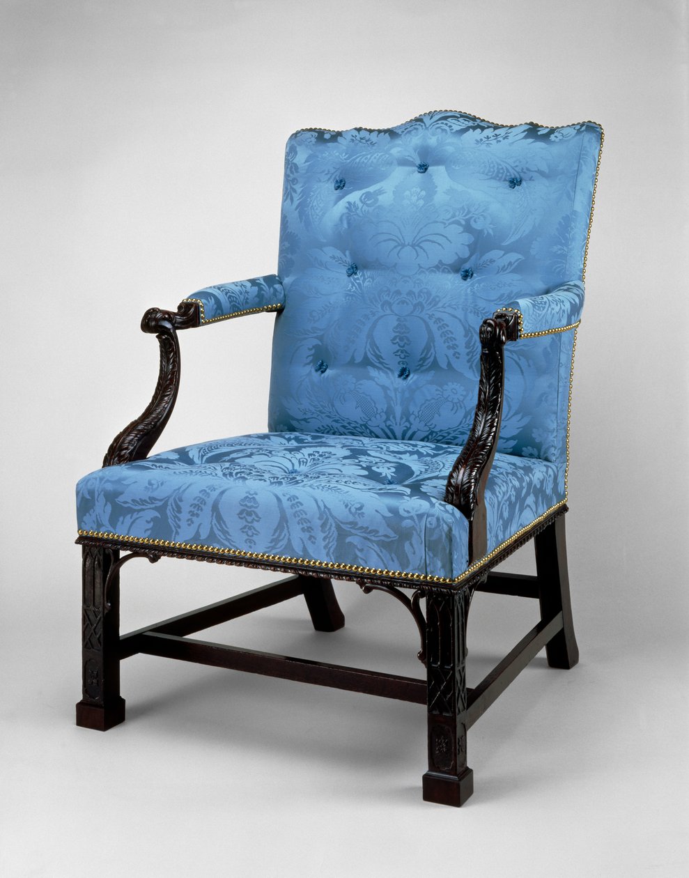 Philadelphia fåtölj, 1763-71 (mahogny) av American School