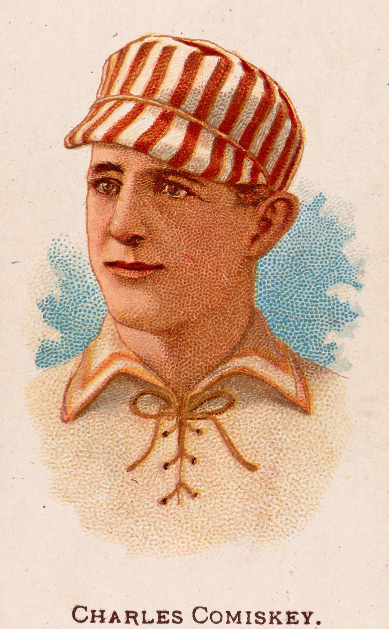 Porträtt av Charles Comiskey, 1887 av American School