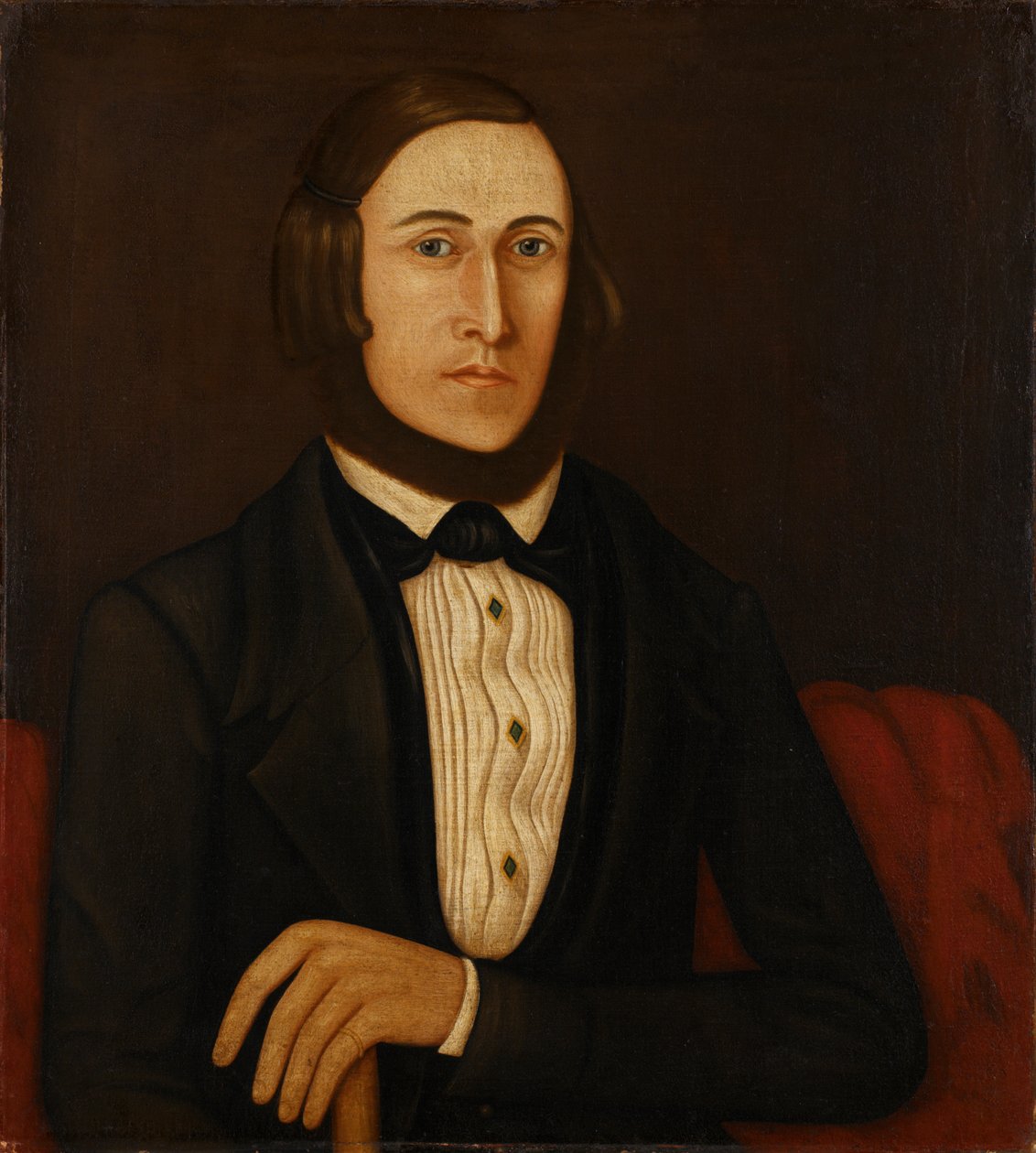 Porträtt av en man, ca 1850 av American School