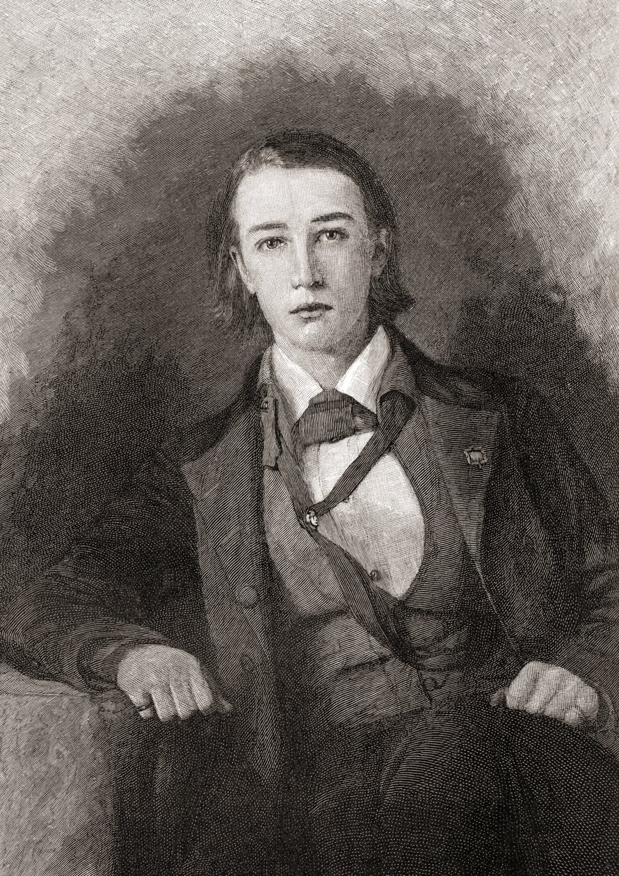 Sidney Clopton Lanier, från The Century Illustrated Monthly Magazine, publicerad 1884 av American School