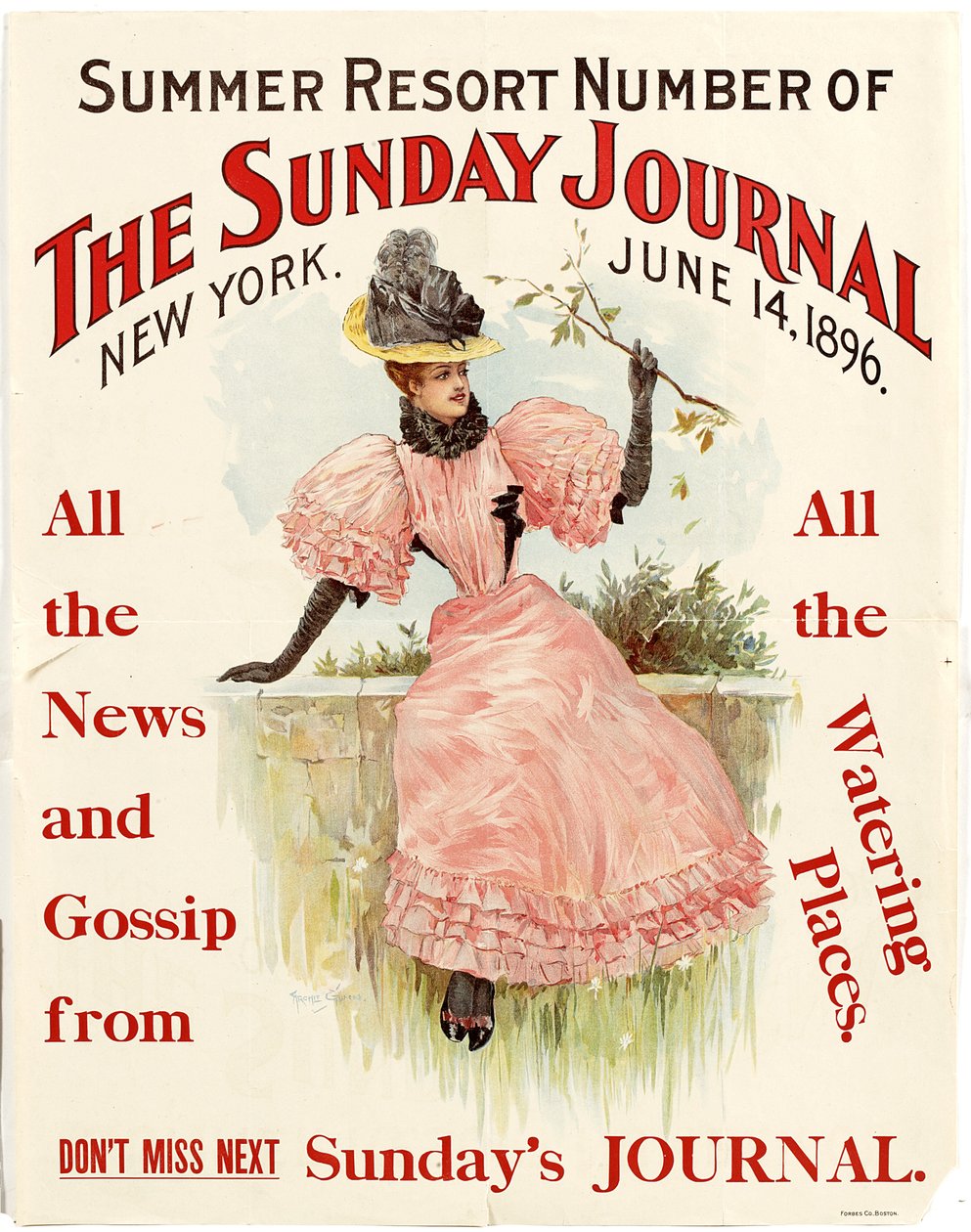 Summer Resort Number of Sunday Journal, New York, 14 juni 1896, 1896 (tryckt) av American School