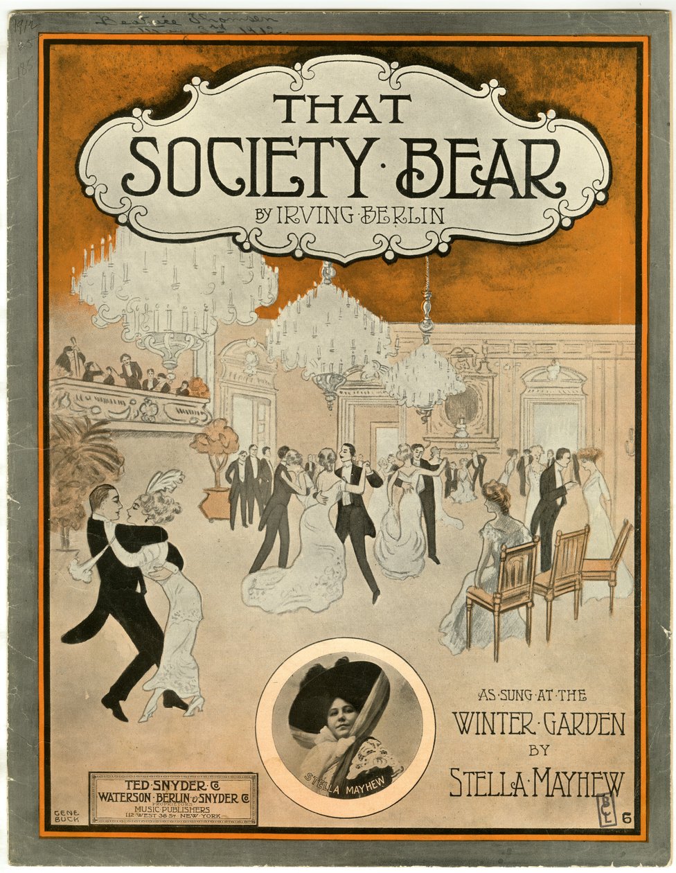 That Society Bear, 1912, notomslag, 1912 av American School