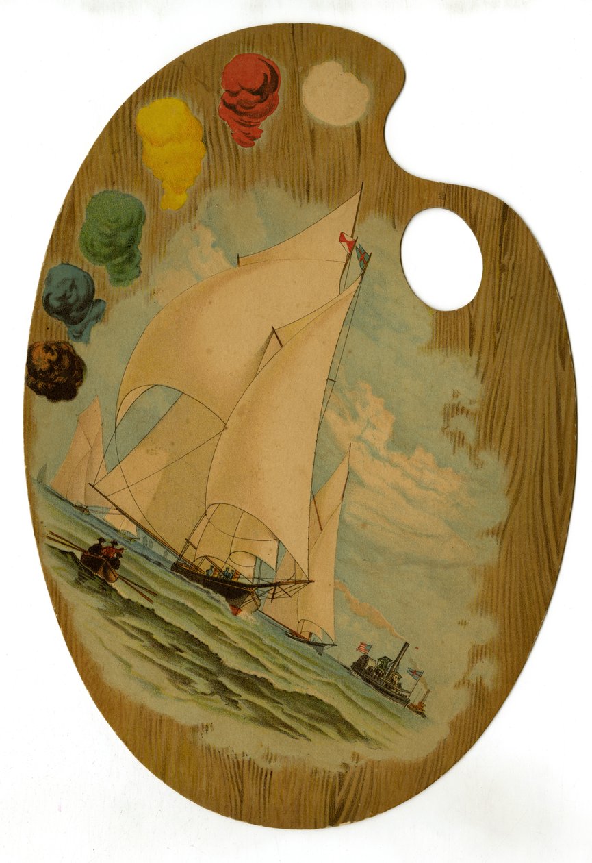 The Great Atlantic & Pacific Tea Company, de största importörerna och återförsäljarna av te och kaffe i världen (stansad tryckt träpalett) av American School