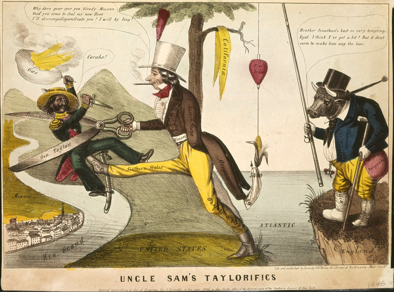 Uncle Sams Taylorifics, 1846 av American School