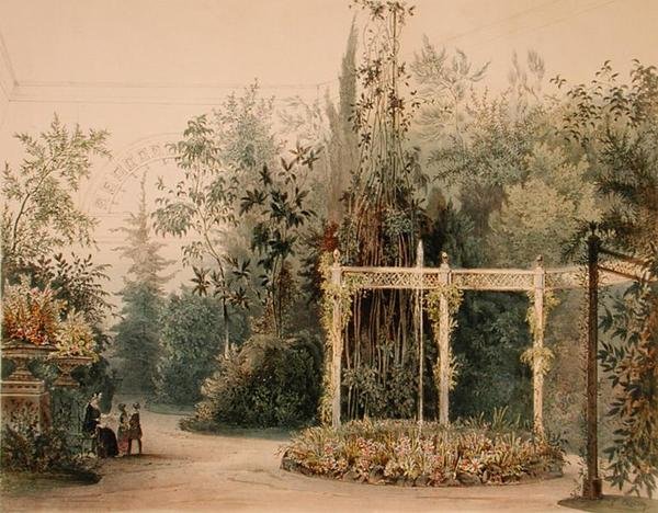 Bower i Hofburgpalatsets vinterträdgård, Wien, 1852 (se 170854) av Austrian School