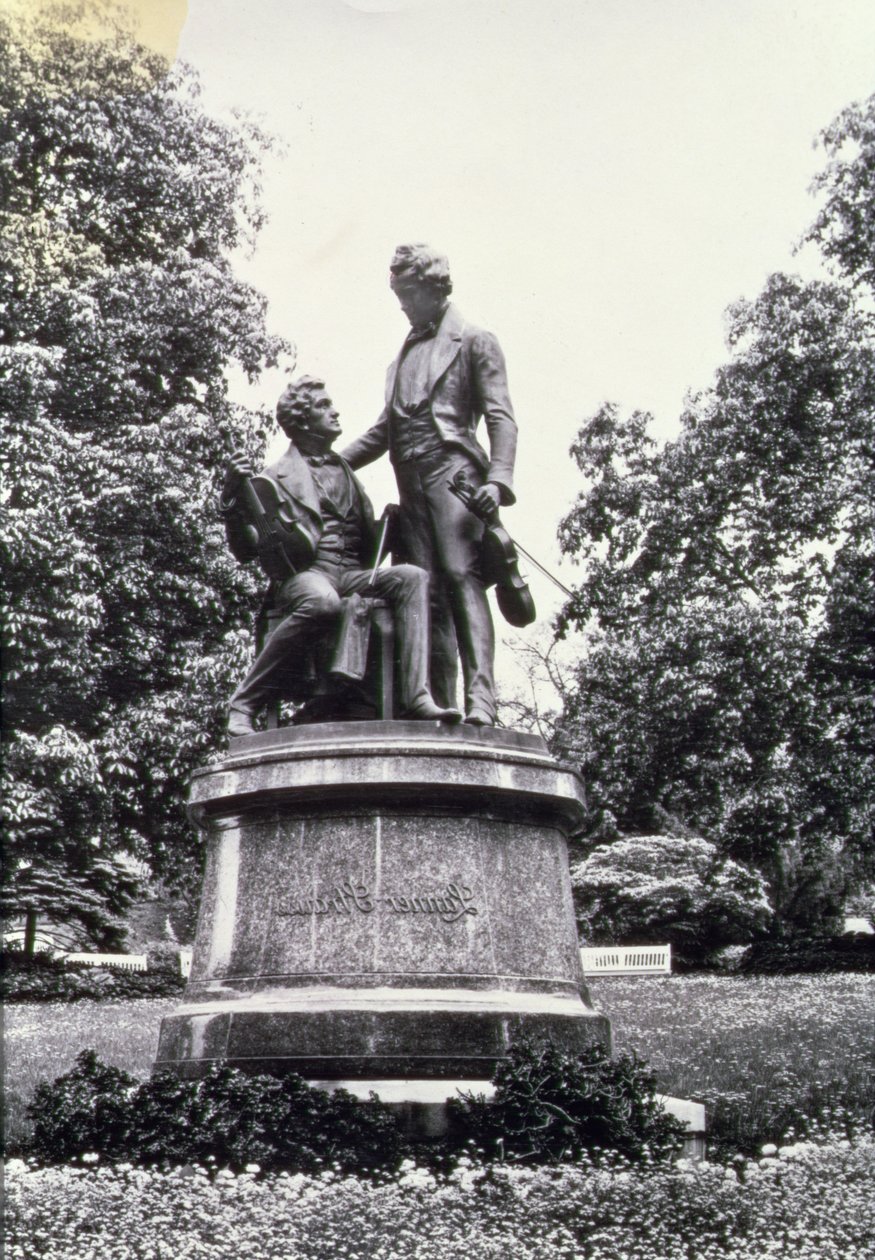 Minnesstaty av Joseph Lanner och Johann Strauss den äldre av Austrian School