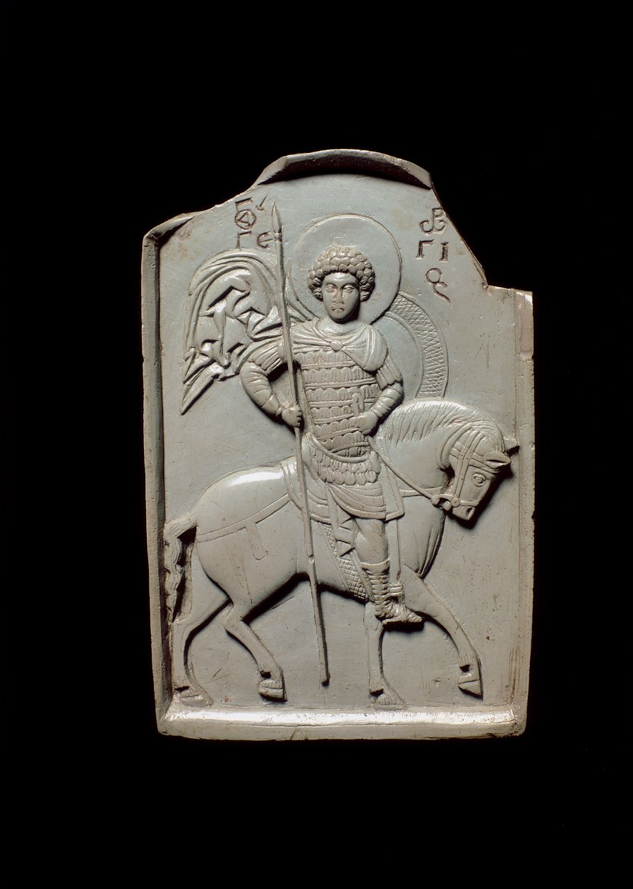 Cameo of Saint Giorgio: Bysantinskt arbete av Byzantine School