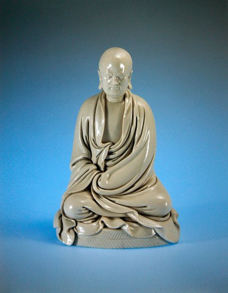 Bodhidharma (Damo), Mingdynastin (1368-1644) (porslin) av Chinese School