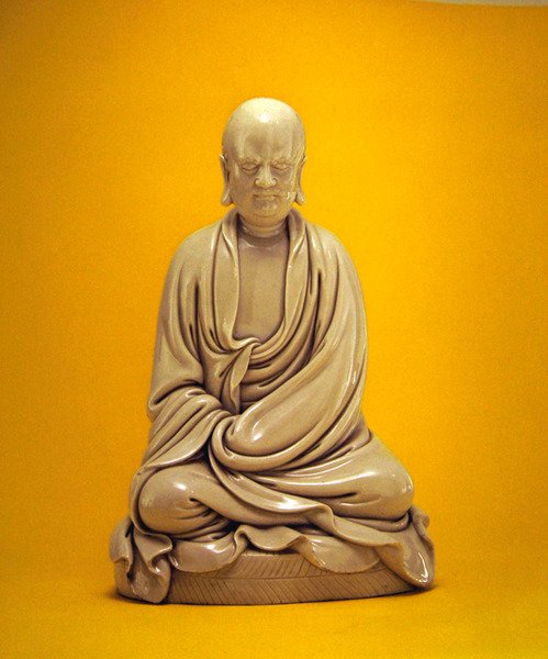 Bodhidharma (Damo), Mingdynastin (1368-1644) (porslin) av Chinese School
