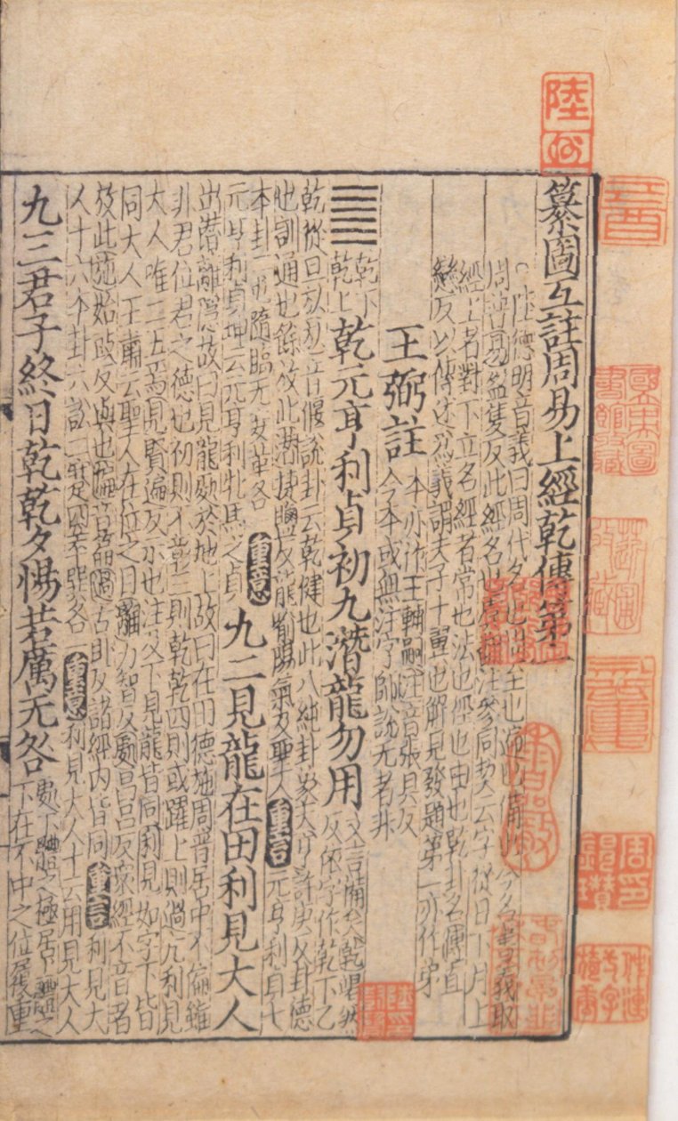 Titelsida från I Ching, c.1100 av Chinese School