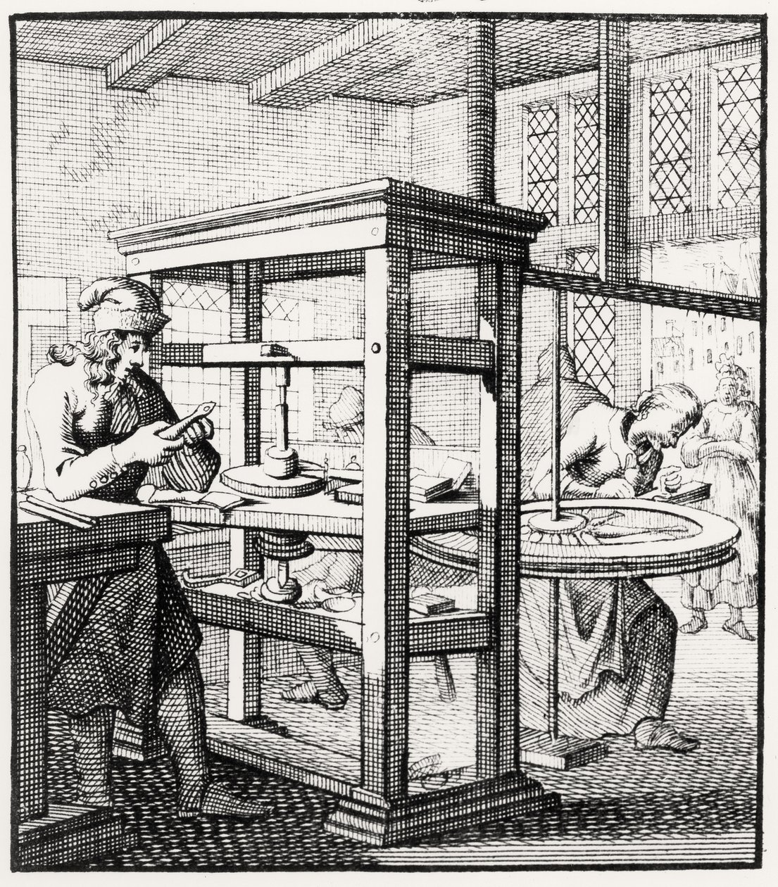 Diamantpoleraren, 1718 av Dutch School