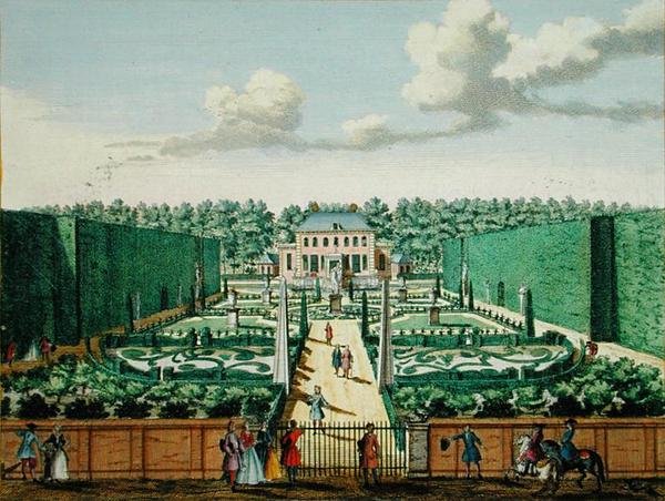 Watervliet, från Het Zeganplant Kennemerlant, av Hendrick de Leth och Matthias Brouerius Van Nidek, publicerad ca 1700-1730 (se även 172313, 172314) av Dutch School