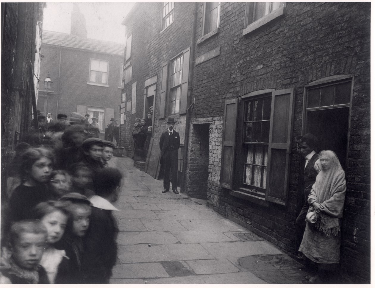 Sanitetsinspektör, Leeds, 1899 av English Photographer