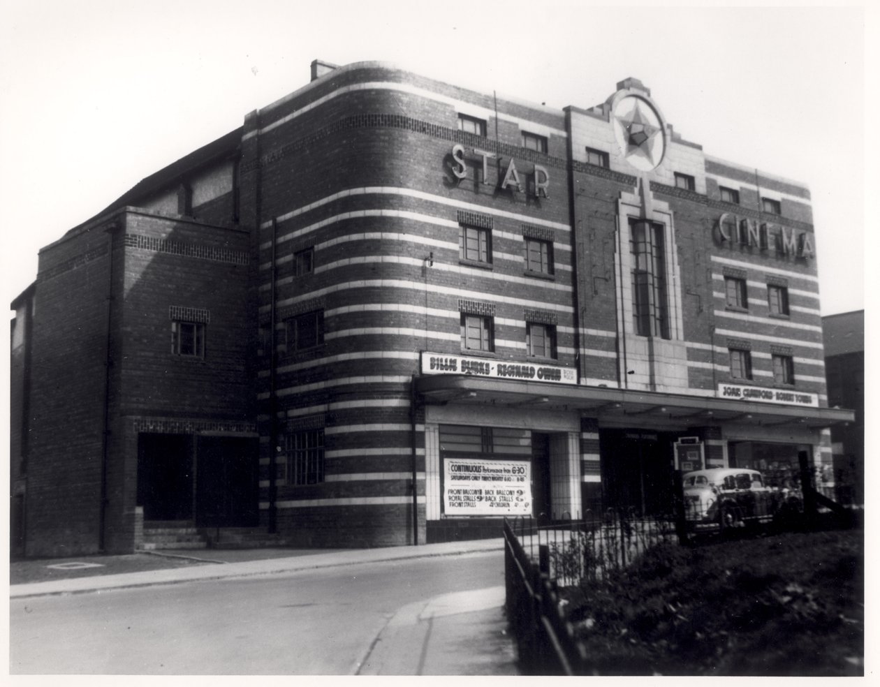 Star Cinema, utanför York Road, Leeds, 11 maj 1938 av English Photographer