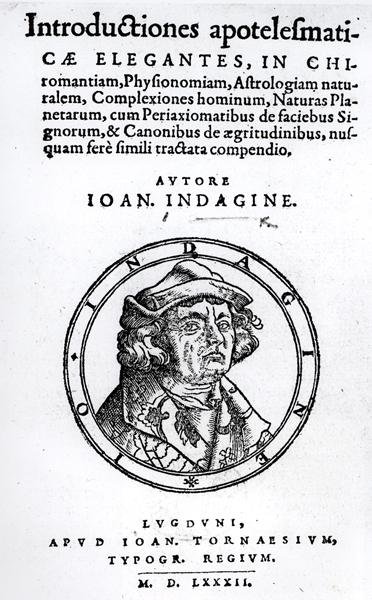 En introduktion till det ockulta, av Johann Indagine, 1582 av English School