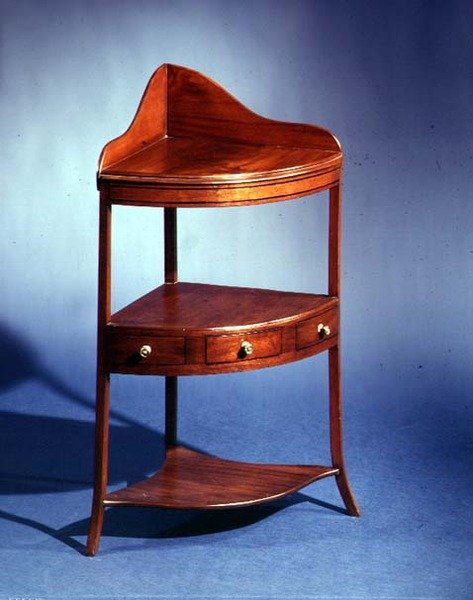 Hörnstativ, ca 1805 (mahogny) av English School