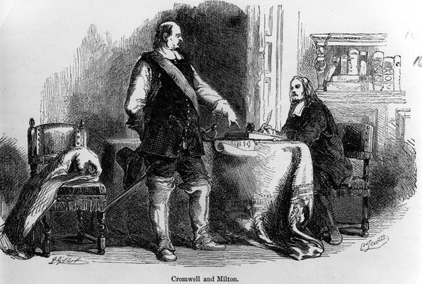 Cromwell och Milton av English School