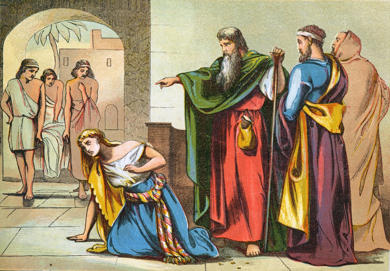 Saffiras död, 1870 av English School