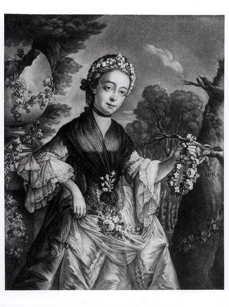 Elizabeth Chudleigh (1720-88) grevinna av Bristol och hertiginna av Kingston av English School