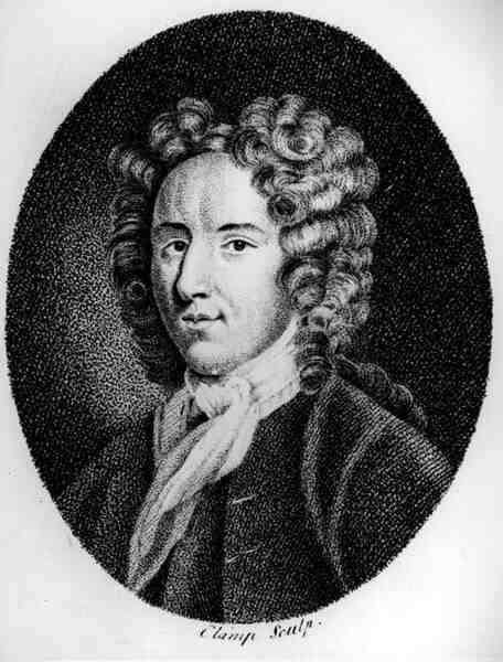 George Farquhar (1678-1707), graverad av Claimp av English School