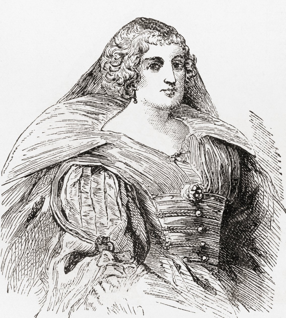 Marie de Medici, från Ward and Locks Illustrated History of the World, publicerad c.1882. av English School
