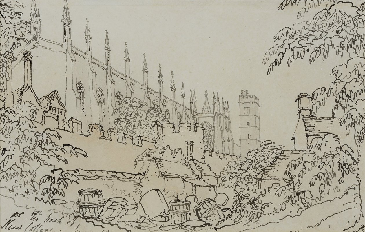 New College, c.1790 av English School