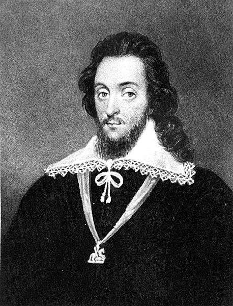 Porträtt av George Clifford, tredje earl av Cumberland (1558-1605) graverad av Richard Earlom (1743-1822) och Charles Turner (ca 1773-1857) från Illustrious Characters in British History (mezzotint) (bw) av English School